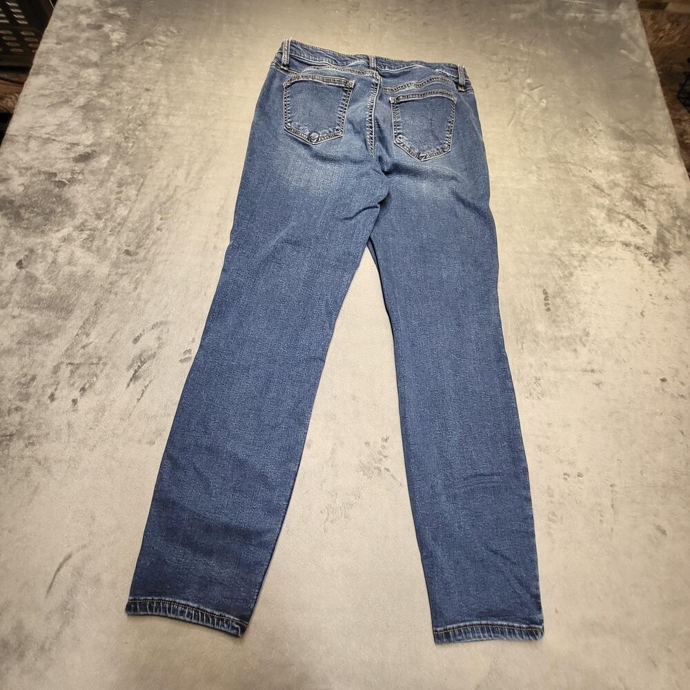 Buffalo David Bitton Jeans Womens 8 Blue Avalon Mid Rise Ankle Skinny Stretch - Picture 10 of 12
